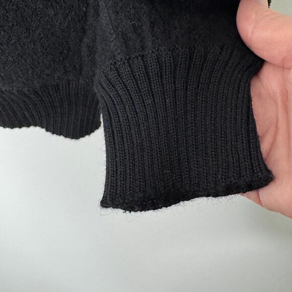 Vermont Country Store boiled wool bomber sweater/jacket - Picture 4 of 10